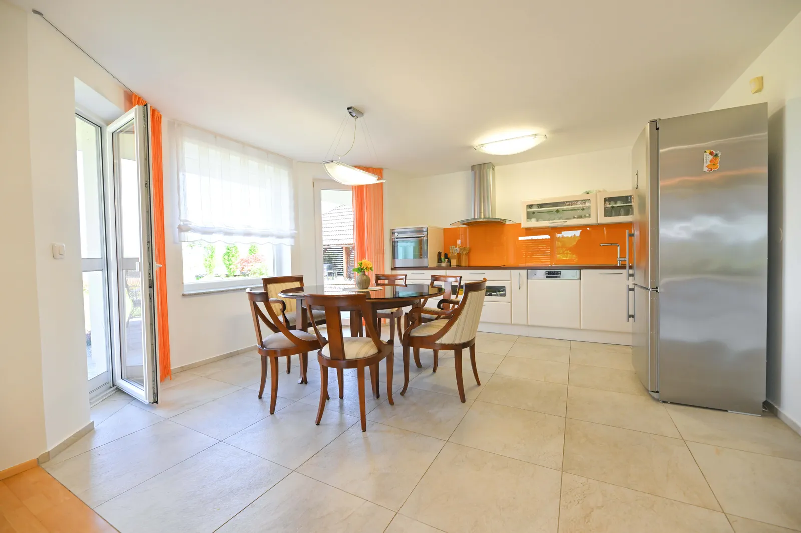 Kitchen with dining area