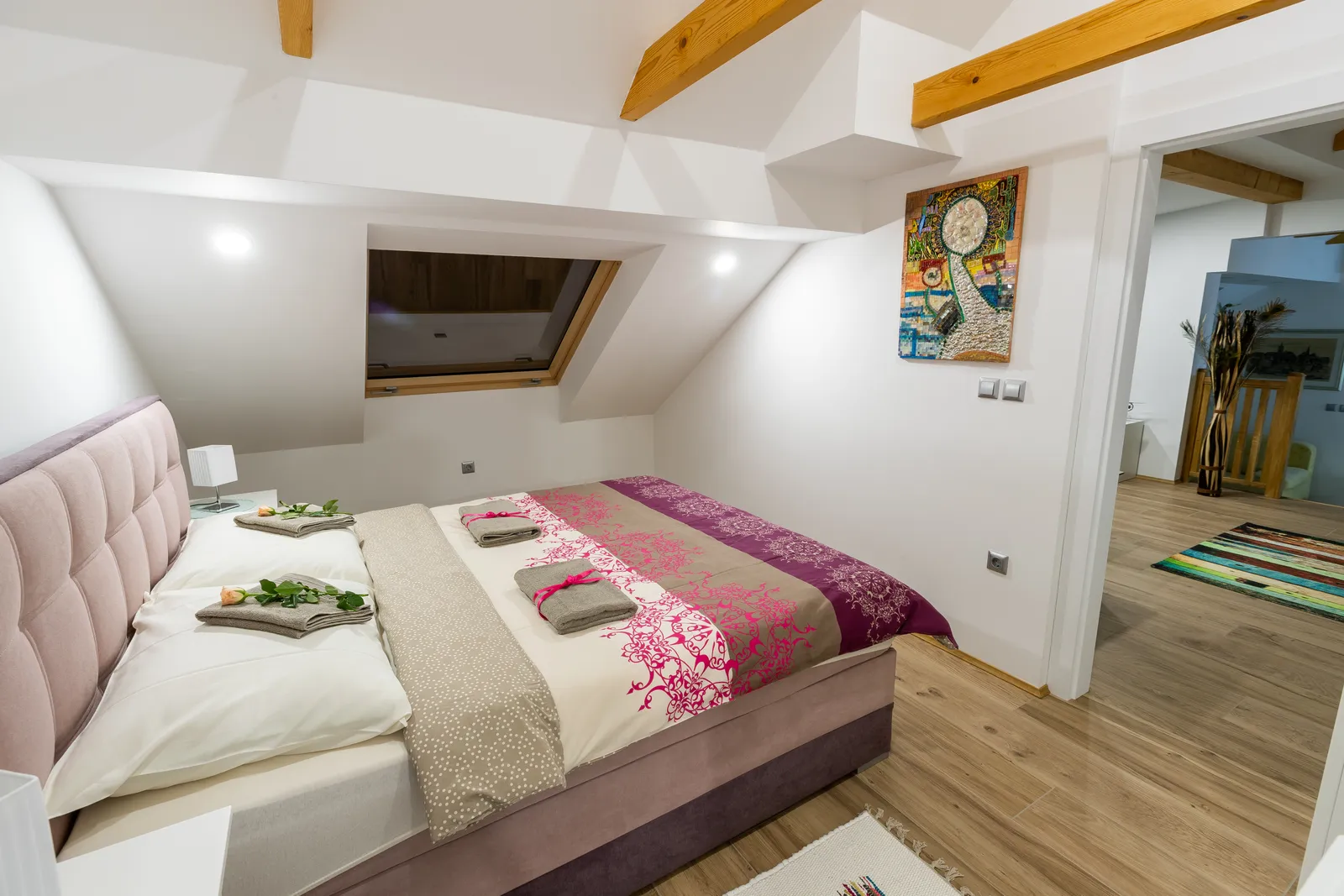 Master bedroom of apartment Mia