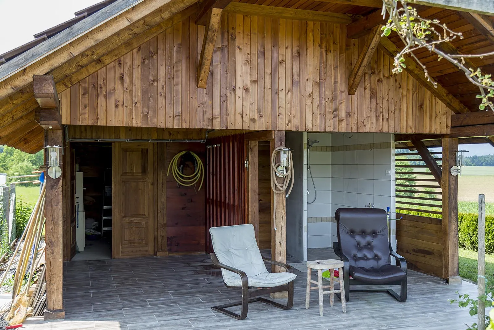 Covered picnic area